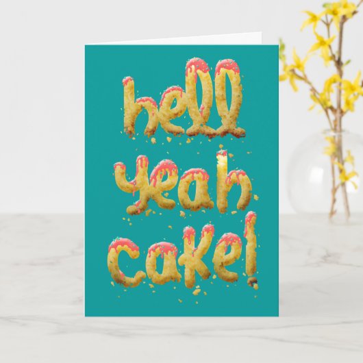 なんてこった！ カード (黄色い花)