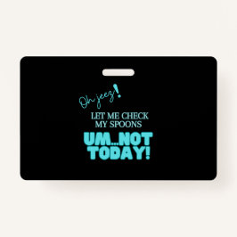 なんてこった！スプーンをチェックしよう バッジ