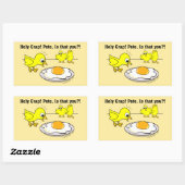 なんてこった!ピート、あなただけのビーガンユーモア 長方形シール (シート)