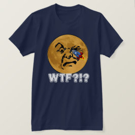 「なんてこった!?」ロケットが目の前に!おじいちゃん月さん Tシャツ