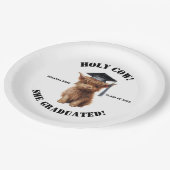 なんてこった!卒業パーティー ペーパープレート (アングル)