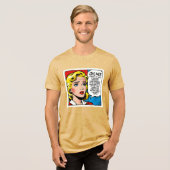 なんてこった 女の子 ユニセックス - トライブレンドTシャツ (正面全面)