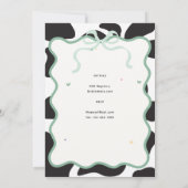 なんてこった!子供の誕生日招待状第1第2第3第4第 招待状 (裏面)