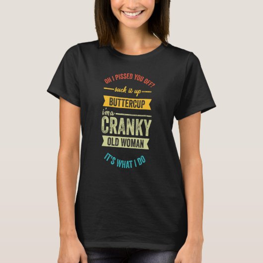 なんてこった！怒らせちゃった？堪忍して バターカップ 私はクソ野郎 Tシャツ (正面)