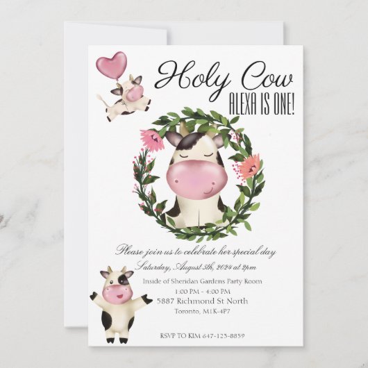 なんてこった！ 招待状 (正面)