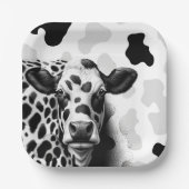 なんてこった！白黒の国の誕生日パーティー ペーパープレート (正面)