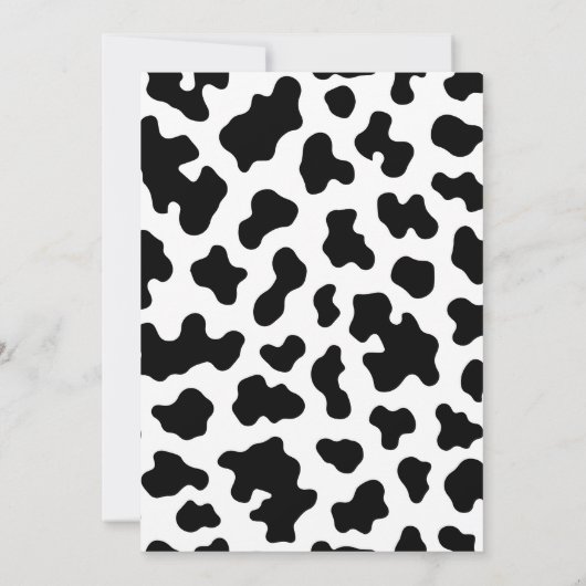 なんてこった！白黒の国の誕生日パーティー 招待状 (裏面)