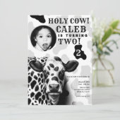 なんてこった!白黒の国の誕生日パーティー 招待状 (スタンド正面)