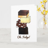 なんてこった！ 誕生日のお菓子を忘れた！ カード (黄色い花)