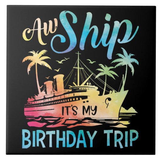 なんてこった、誕生日旅行だ タイル (正面)