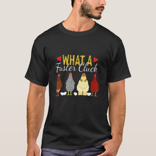 なんてこった、鶏の農家 Tシャツ (正面)