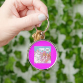 なんてこった (OMG) 天使のテキストが面白い キーホルダー (手)