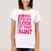 なんてことだその帆腹のbecky一見 tシャツ (正面)