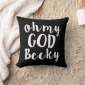 なんてことだBeckyのおもしろいな枕 クッション (ブランケット)