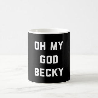 なんてことだBECKY コーヒーマグカップ