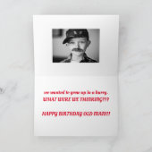 なんてことを考えたんだ 誕生日カード サンキューカード (内部)