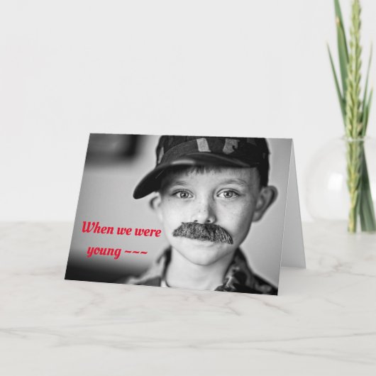 なんてことを考えたんだ 誕生日カード サンキューカード (正面)