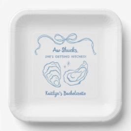 なんてこと、オイスターパーティー ペーパープレート