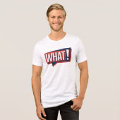 なんてこと! トライブレンドTシャツ (正面全面)