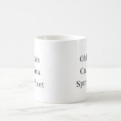 なんてこと!表計算が必要ね、面白ファイナンス コーヒーマグカップ (中央)