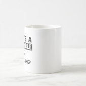 なんてひどい考え…何時? コーヒーマグカップ (中央)