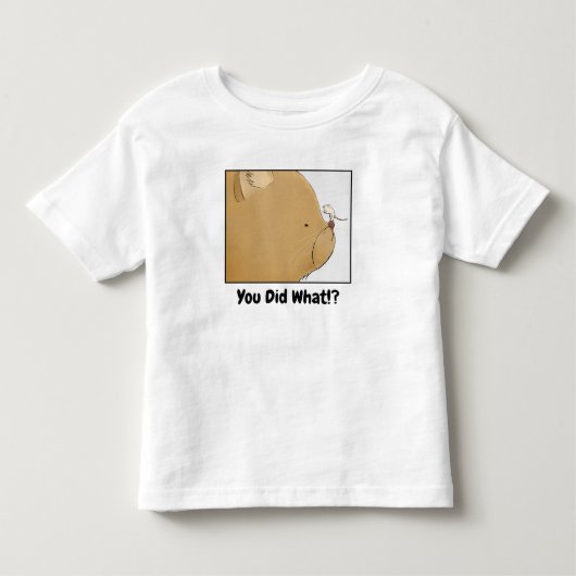 なんてやったの！？ トドラーTシャツ (正面)