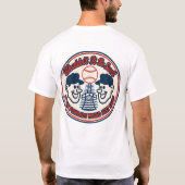 なんてスゴイ!野球デザイン Tシャツ (裏面)