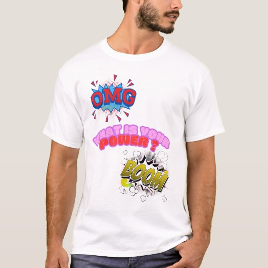 なんて力の持ち主なの？ Tシャツ (正面)