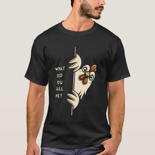 なんて呼んだの?コキブリチキン Tシャツ (正面)