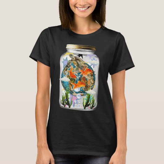 なんて小さな世界 Tシャツ (正面)