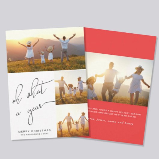 なんて年メリークリスマスニューイヤー写真の休日 シーズンカード