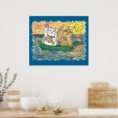 なんて幸運な航海だったんだろう。 ポスター (キッチン)