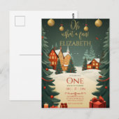 なんて楽しい1歳の誕生日クリスマスだ！ ポストカード (正面/裏面)