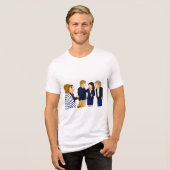 "なんて素敵なアランだ"  トライブレンドＴシャツ (正面全面)
