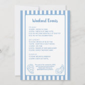 なんて素敵なオyster ブライズウィークエンドの予定 招待状 (裏面)