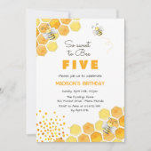 なんて素敵な子供の誕生日 招待状 (正面)