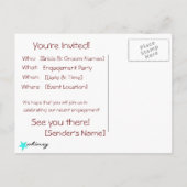 なんて素敵な岩！ - 赤 インビテーションポストカード (裏面)