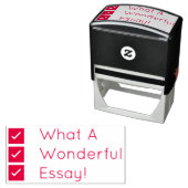 「なんて素晴らしいエッセイなんだ!」 ターターゴム印 セルフインキングスタンプ (インサイチュ)