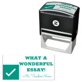 「なんて素晴らしいエッセイなんだ！」 教育者のゴム印 セルフインキングスタンプ (インサイチュ)