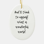 なんて素晴らしい世界だろう セラミックオーナメント (裏面)