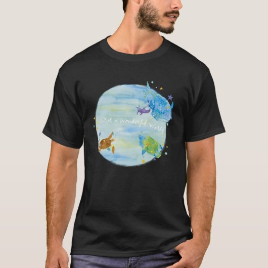 なんて素晴らしい世界だろう Tシャツ (正面)