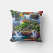 なんて素晴らしい世界に住んでいるのだろう クッション (正面)