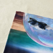 なんて素晴らしい世界に住んでいるのだろう ビーチタオル (インサイチュ)