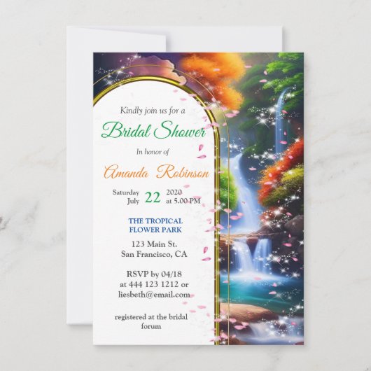 なんて素晴らしい世界に住んでいるのだろう 招待状 (正面)