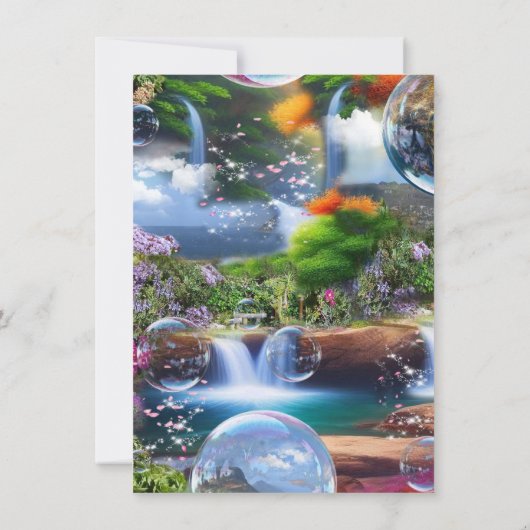 なんて素晴らしい世界に住んでいるのだろう 招待状 (裏面)