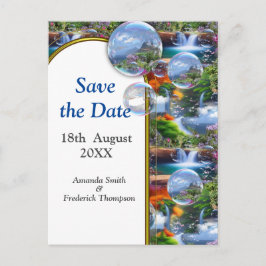 なんて素晴らしい世界に住んでいるのだろう 案内ポストカード