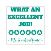 「なんて素晴らしい仕事なんだ！」 グレーディング用ゴム印 セルフインキングスタンプ (デザイン)