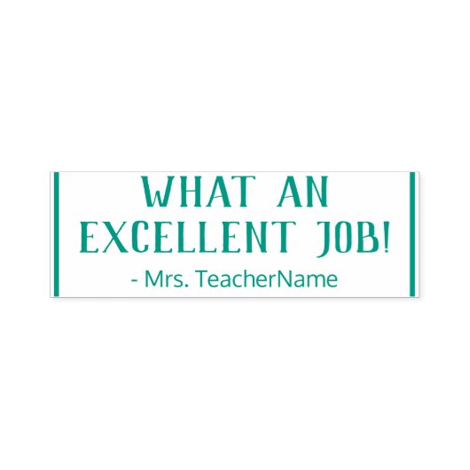 「なんて素晴らしい仕事なんだ!」 ターターゴム印 セルフインキングスタンプ (デザイン)