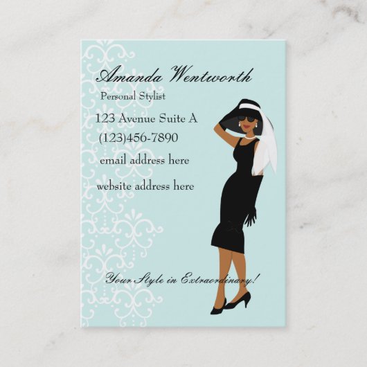 なんて素晴らしい帽子だ! 名刺 (正面)