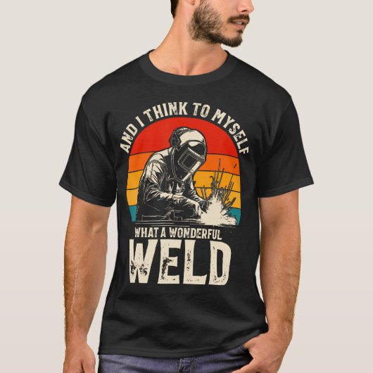 なんて素晴らしい溶接 Tシャツ (正面)